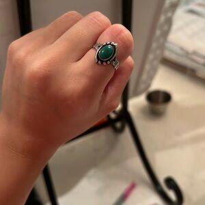 Sterling silver ring 4.5